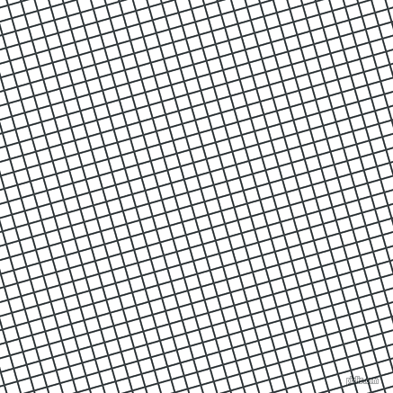 16/106 degree angle diagonal checkered chequered lines, 2 pixel lines width, 13 pixel square size, Charade and White plaid checkered seamless tileable