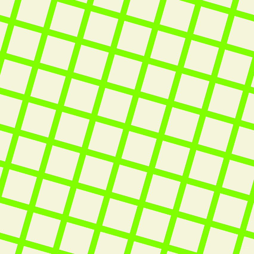 74/164 degree angle diagonal checkered chequered lines, 21 pixel line width, 96 pixel square size, Chartreuse and Beige plaid checkered seamless tileable