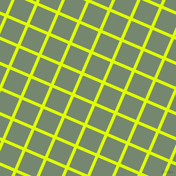 67/157 degree angle diagonal checkered chequered lines, 10 pixel line width, 65 pixel square size, Chartreuse Yellow and Xanadu plaid checkered seamless tileable