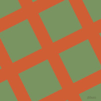 27/117 degree angle diagonal checkered chequered lines, 50 pixel line width, 133 pixel square size, Chilean Fire and Highland plaid checkered seamless tileable