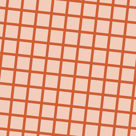 84/174 degree angle diagonal checkered chequered lines, 9 pixel lines width, 43 pixel square size, Chilean Fire and Watusi plaid checkered seamless tileable