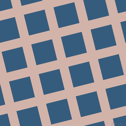 14/104 degree angle diagonal checkered chequered lines, 30 pixel lines width, 70 pixel square size, Clam Shell and Matisse plaid checkered seamless tileable
