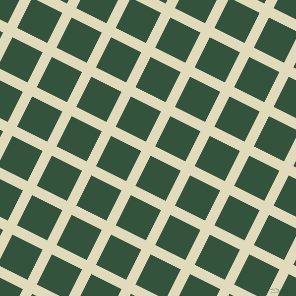63/153 degree angle diagonal checkered chequered lines, 21 pixel line width, 68 pixel square size, Coconut Cream and Goblin plaid checkered seamless tileable