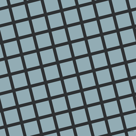 14/104 degree angle diagonal checkered chequered lines, 10 pixel lines width, 43 pixel square size, Cod Grey and Botticelli plaid checkered seamless tileable