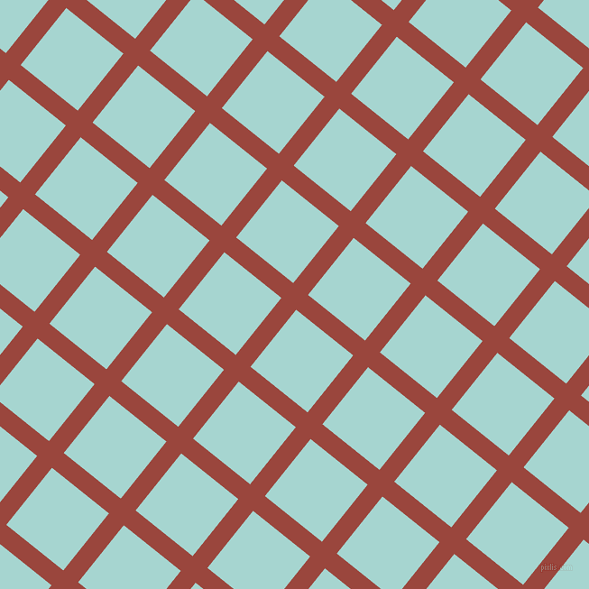 51/141 degree angle diagonal checkered chequered lines, 21 pixel lines width, 81 pixel square size, Cognac and Sinbad plaid checkered seamless tileable