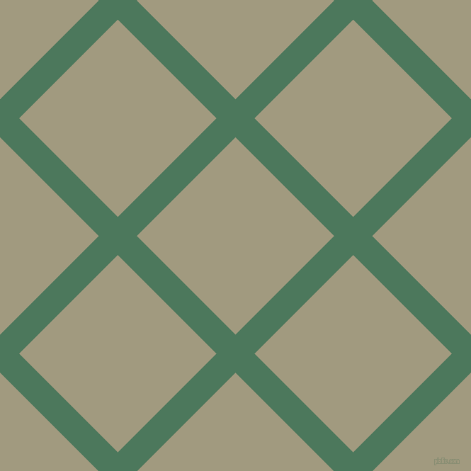 45/135 degree angle diagonal checkered chequered lines, 38 pixel line width, 197 pixel square size, Como and Grey Olive plaid checkered seamless tileable