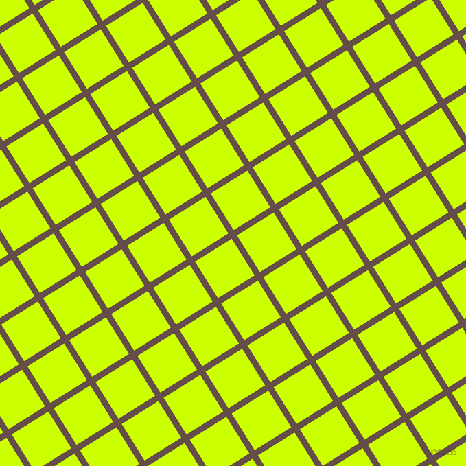 32/122 degree angle diagonal checkered chequered lines, 9 pixel lines width, 63 pixel square size, Congo Brown and Electric Lime plaid checkered seamless tileable