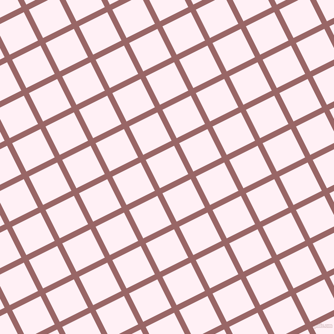 27/117 degree angle diagonal checkered chequered lines, 11 pixel line width, 62 pixel square size, Copper Rose and Lavender Blush plaid checkered seamless tileable