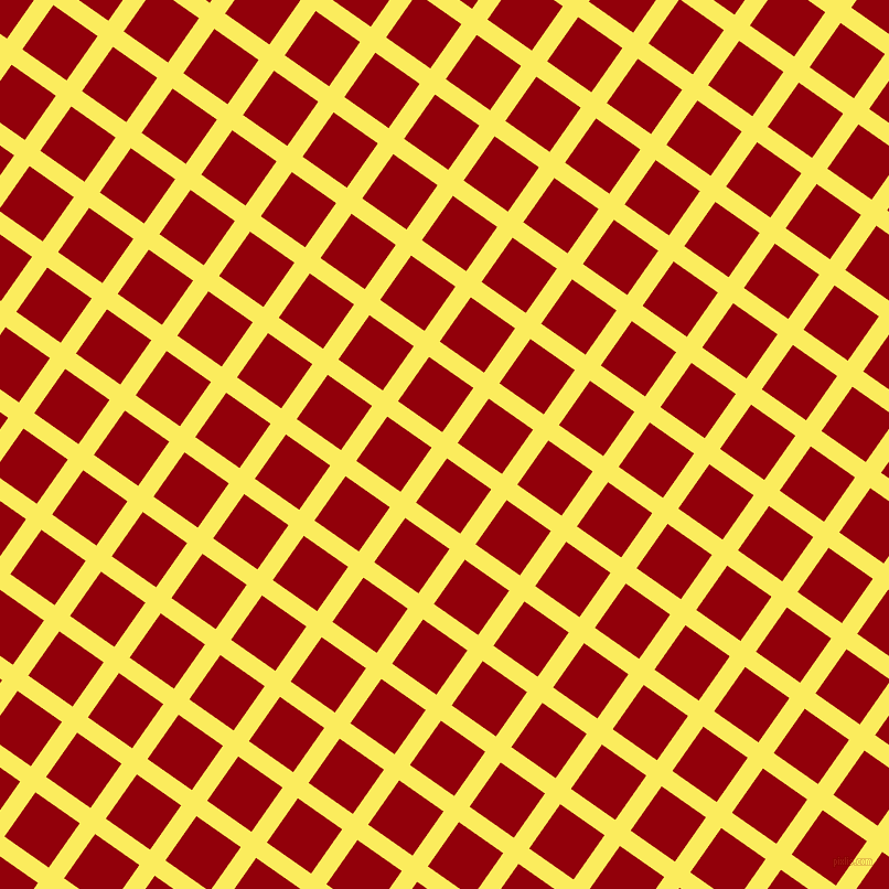 55/145 degree angle diagonal checkered chequered lines, 17 pixel line width, 49 pixel square size, Corn and Sangria plaid checkered seamless tileable