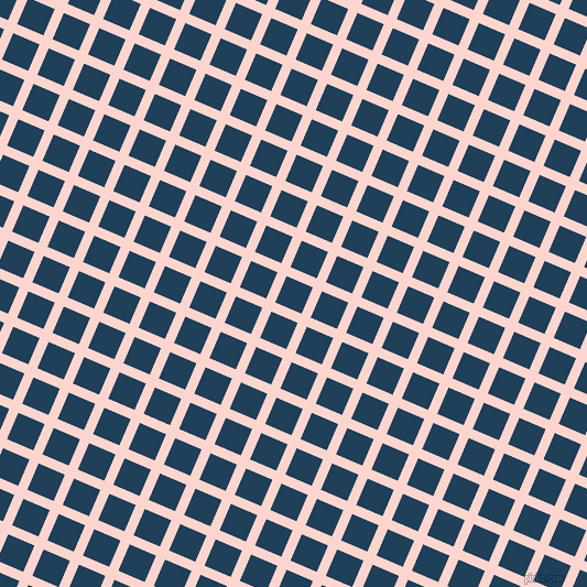 67/157 degree angle diagonal checkered chequered lines, 9 pixel lines width, 26 pixel square size, Cosmos and Regal Blue plaid checkered seamless tileable
