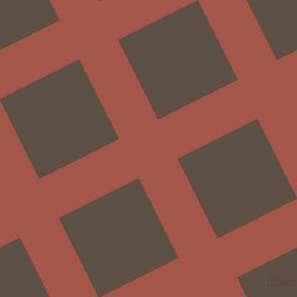 27/117 degree angle diagonal checkered chequered lines, 61 pixel lines width, 125 pixel square size, Crail and Saddle plaid checkered seamless tileable