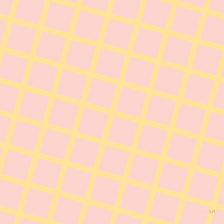 74/164 degree angle diagonal checkered chequered lines, 11 pixel line width, 49 pixel square size, Cream Brulee and Cosmos plaid checkered seamless tileable