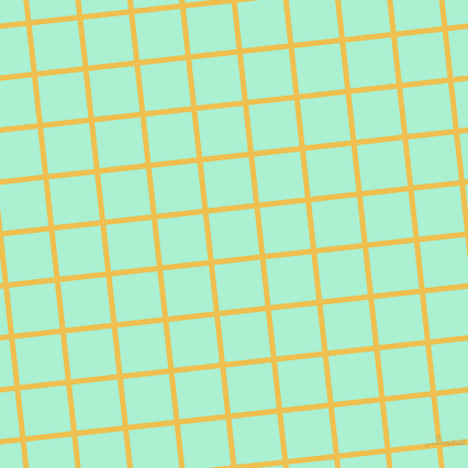 6/96 degree angle diagonal checkered chequered lines, 5 pixel lines width, 42 pixel square size, Cream Can and Magic Mint plaid checkered seamless tileable