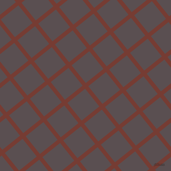 39/129 degree angle diagonal checkered chequered lines, 14 pixel line width, 78 pixel square size, Crown Of Thorns and Don Juan plaid checkered seamless tileable