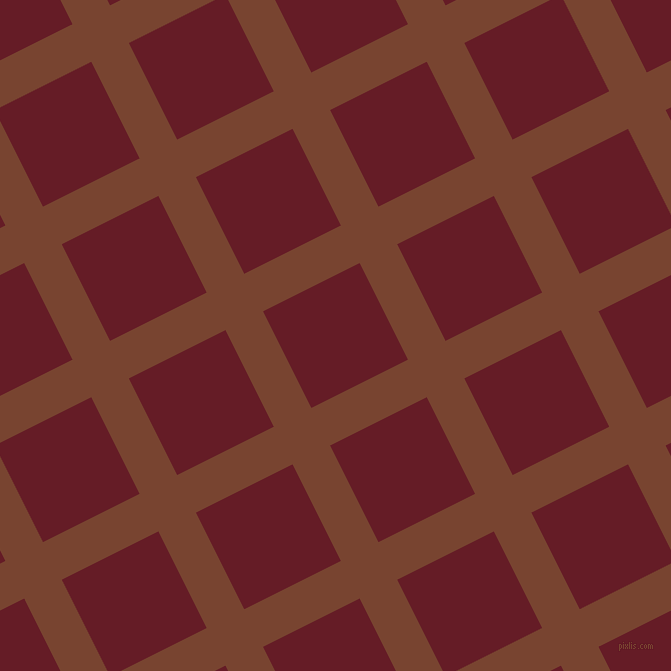 27/117 degree angle diagonal checkered chequered lines, 42 pixel lines width, 108 pixel square size, Cumin and Pohutukawa plaid checkered seamless tileable