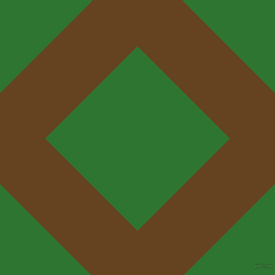 45/135 degree angle diagonal checkered chequered lines, 129 pixel line width, 263 pixel square size, Dark Brown and Japanese Laurel plaid checkered seamless tileable