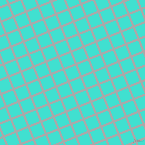 22/112 degree angle diagonal checkered chequered lines, 7 pixel lines width, 36 pixel square size, Dark Gray and Turquoise plaid checkered seamless tileable