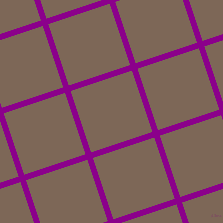 18/108 degree angle diagonal checkered chequered lines, 20 pixel line width, 220 pixel square size, Dark Magenta and Roman Coffee plaid checkered seamless tileable
