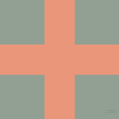 checkered chequered horizontal vertical lines, 102 pixel line width, 299 pixel square size, Dark Salmon and Pewter plaid checkered seamless tileable