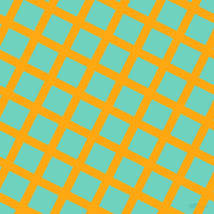 63/153 degree angle diagonal checkered chequered lines, 17 pixel line width, 47 pixel square size, Dark Tangerine and Downy plaid checkered seamless tileable