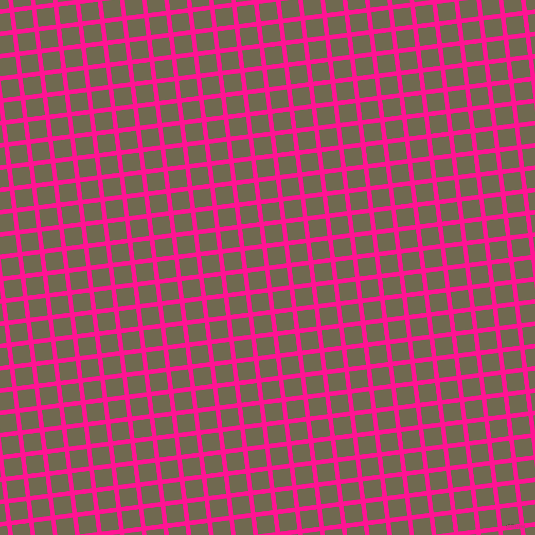 7/97 degree angle diagonal checkered chequered lines, 9 pixel line width, 34 pixel square size, Deep Pink and Crocodile plaid checkered seamless tileable