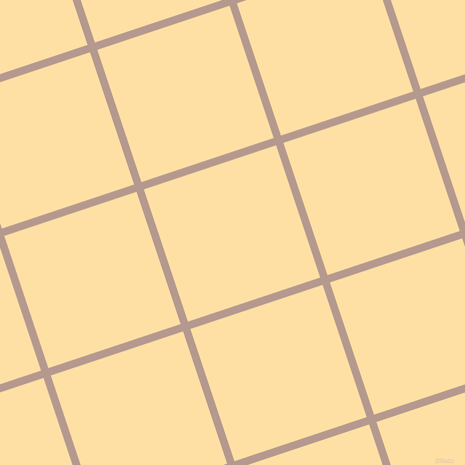 18/108 degree angle diagonal checkered chequered lines, 15 pixel line width, 271 pixel square size, Del Rio and Cape Honey plaid checkered seamless tileable
