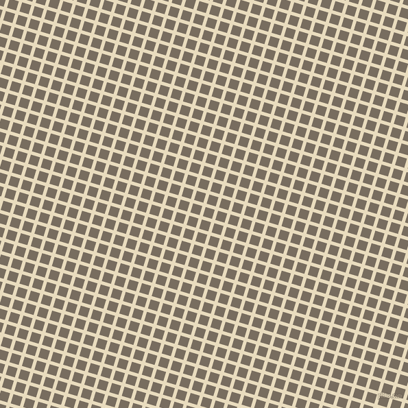 73/163 degree angle diagonal checkered chequered lines, 5 pixel line width, 14 pixel square size, Double Pearl Lusta and Sandstone plaid checkered seamless tileable