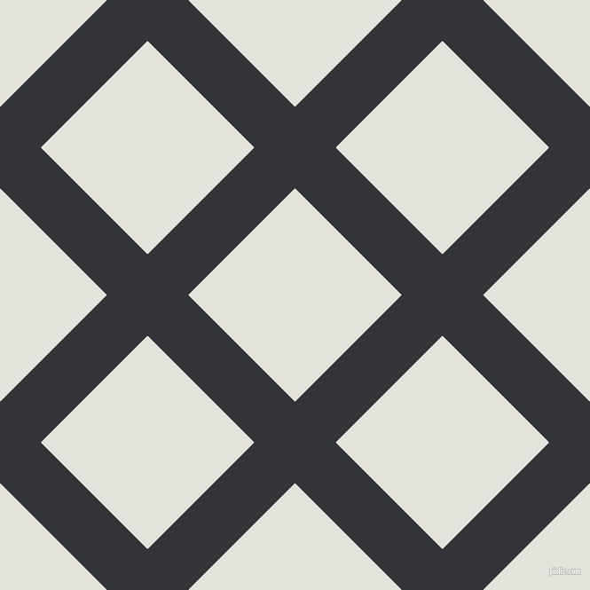 45/135 degree angle diagonal checkered chequered lines, 65 pixel lines width, 170 pixel square size, Ebony Clay and Snow Drift plaid checkered seamless tileable