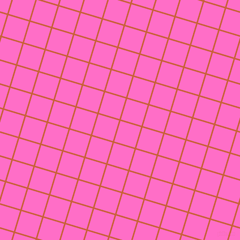 73/163 degree angle diagonal checkered chequered lines, 3 pixel lines width, 44 pixel square size, Ecstasy and Neon Pink plaid checkered seamless tileable
