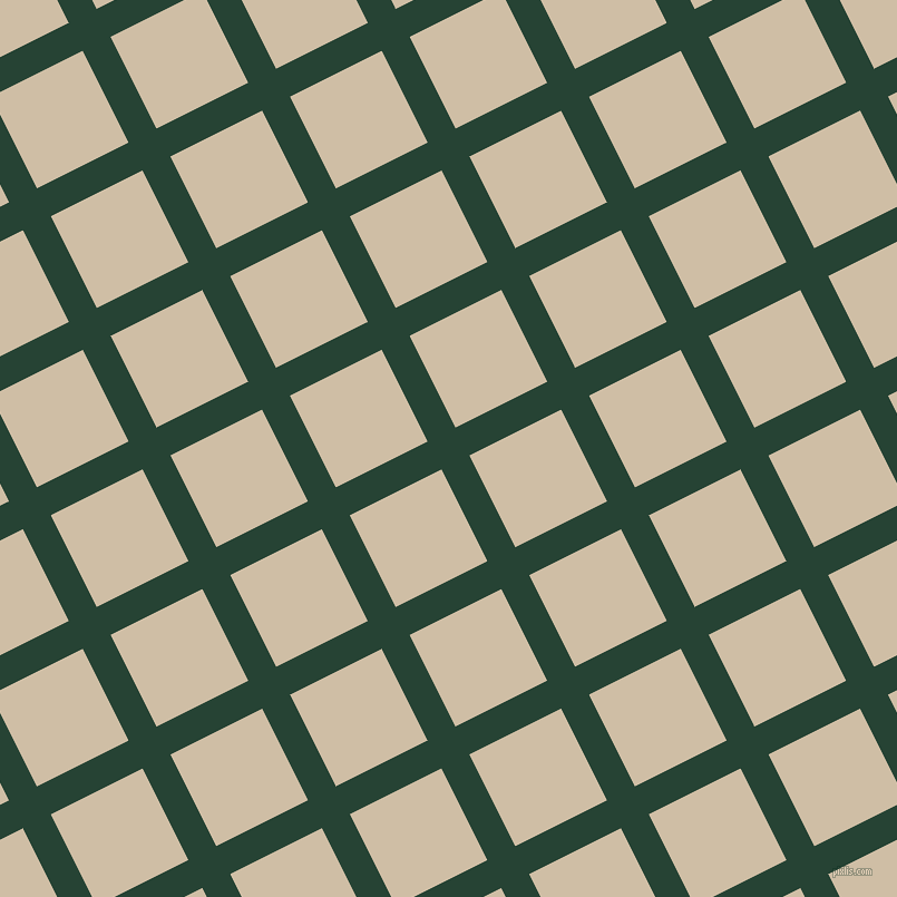 27/117 degree angle diagonal checkered chequered lines, 28 pixel line width, 92 pixel square size, Everglade and Soft Amber plaid checkered seamless tileable