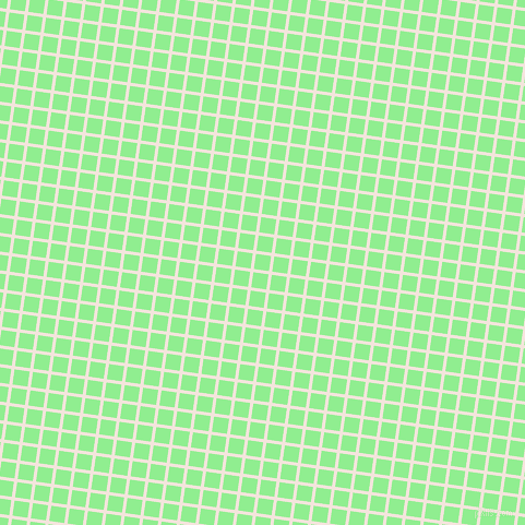 82/172 degree angle diagonal checkered chequered lines, 3 pixel lines width, 14 pixel square size, Fair Pink and Light Green plaid checkered seamless tileable