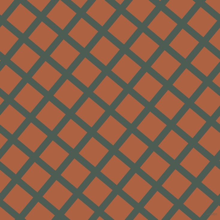 50/140 degree angle diagonal checkered chequered lines, 22 pixel line width, 72 pixel square size, Feldgrau and Tuscany plaid checkered seamless tileable
