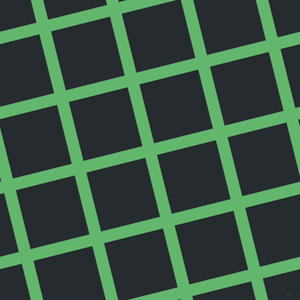 14/104 degree angle diagonal checkered chequered lines, 39 pixel line width, 197 pixel square size, Fern and Blue Charcoal plaid checkered seamless tileable