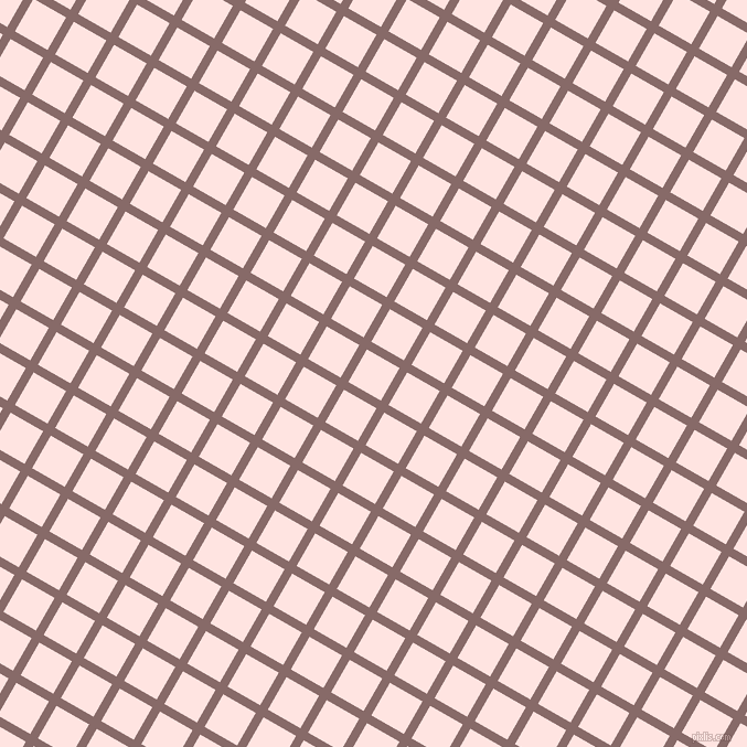 60/150 degree angle diagonal checkered chequered lines, 8 pixel lines width, 34 pixel square size, Ferra and Misty Rose plaid checkered seamless tileable