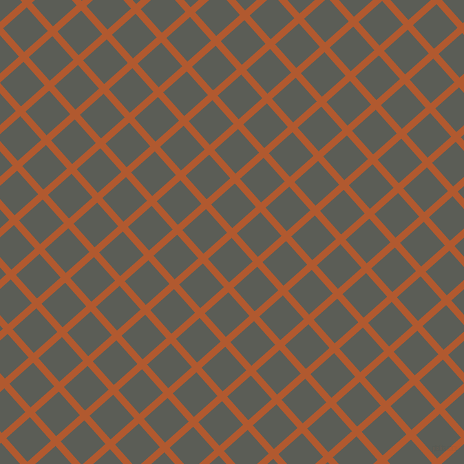42/132 degree angle diagonal checkered chequered lines, 10 pixel line width, 46 pixel square size, Fiery Orange and Chicago plaid checkered seamless tileable