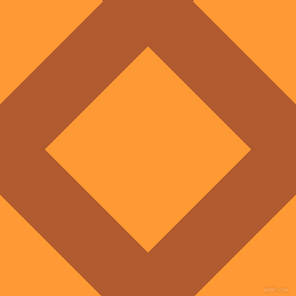 45/135 degree angle diagonal checkered chequered lines, 91 pixel lines width, 209 pixel square size, Fiery Orange and Neon Carrot plaid checkered seamless tileable