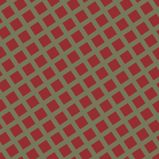 34/124 degree angle diagonal checkered chequered lines, 20 pixel line width, 42 pixel square size, Finch and Guardsman Red plaid checkered seamless tileable