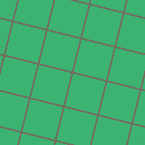 76/166 degree angle diagonal checkered chequered lines, 6 pixel line width, 114 pixel square size, Flint and Medium Sea Green plaid checkered seamless tileable
