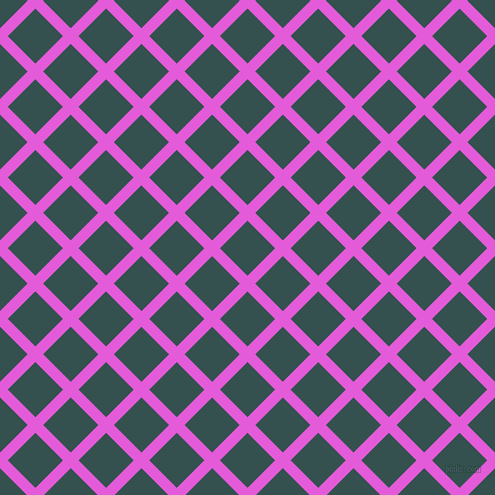 45/135 degree angle diagonal checkered chequered lines, 11 pixel line width, 39 pixel square size, Free Speech Magenta and Blue Dianne plaid checkered seamless tileable