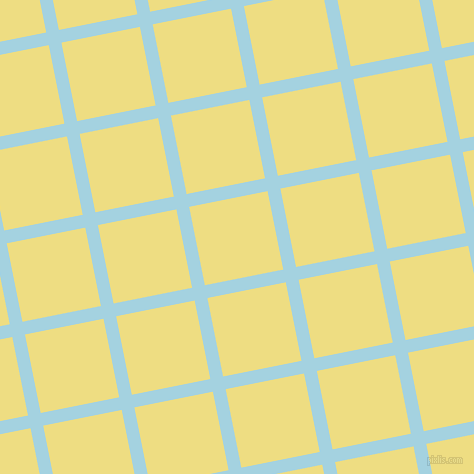 11/101 degree angle diagonal checkered chequered lines, 13 pixel lines width, 80 pixel square size, French Pass and Light Goldenrod plaid checkered seamless tileable