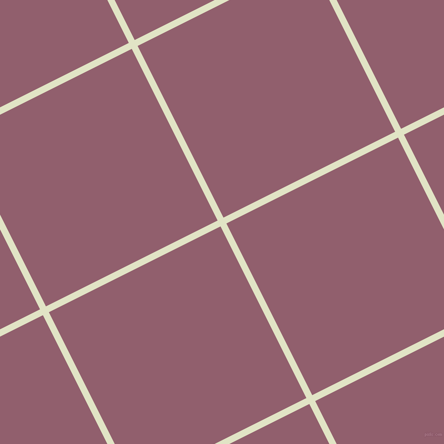 27/117 degree angle diagonal checkered chequered lines, 13 pixel lines width, 380 pixel square size, Frost and Mauve Taupe plaid checkered seamless tileable