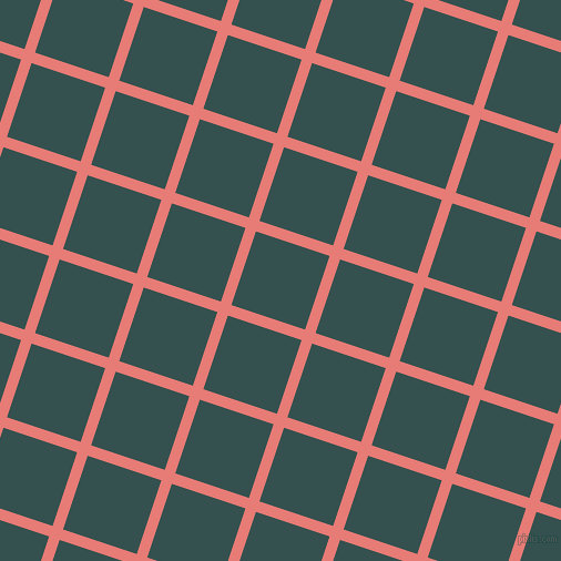 72/162 degree angle diagonal checkered chequered lines, 10 pixel line width, 70 pixel square size, Geraldine and Blue Dianne plaid checkered seamless tileable