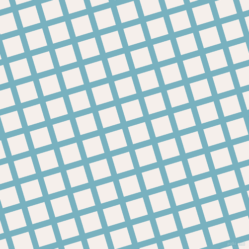 17/107 degree angle diagonal checkered chequered lines, 12 pixel line width, 36 pixel square size, Glacier and Hint Of Red plaid checkered seamless tileable