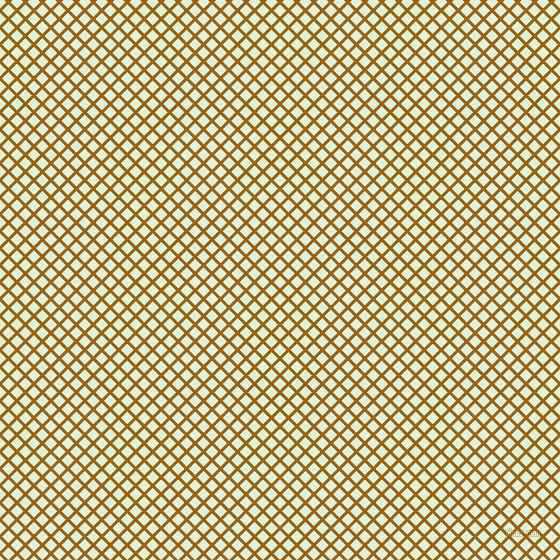 45/135 degree angle diagonal checkered chequered lines, 3 pixel lines width, 9 pixel square size, Golden Brown and Hint Of Green plaid checkered seamless tileable