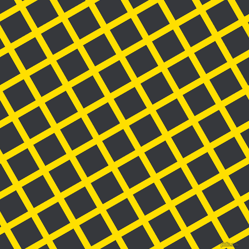 30/120 degree angle diagonal checkered chequered lines, 13 pixel lines width, 48 pixel square size, Golden Yellow and Vulcan plaid checkered seamless tileable