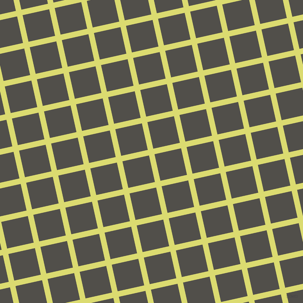 13/103 degree angle diagonal checkered chequered lines, 18 pixel lines width, 87 pixel square size, Goldenrod and Dune plaid checkered seamless tileable