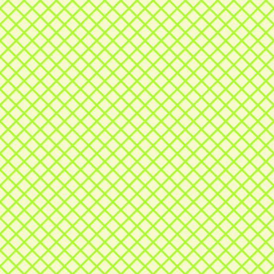 45/135 degree angle diagonal checkered chequered lines, 4 pixel lines width, 19 pixel square size, Green Yellow and Carla plaid checkered seamless tileable