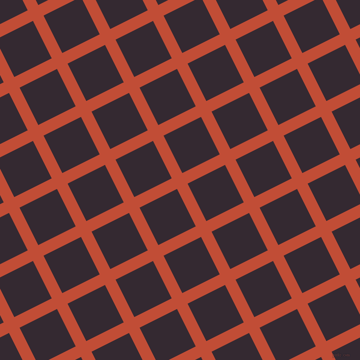 27/117 degree angle diagonal checkered chequered lines, 24 pixel line width, 85 pixel square size, Grenadier and Melanzane plaid checkered seamless tileable
