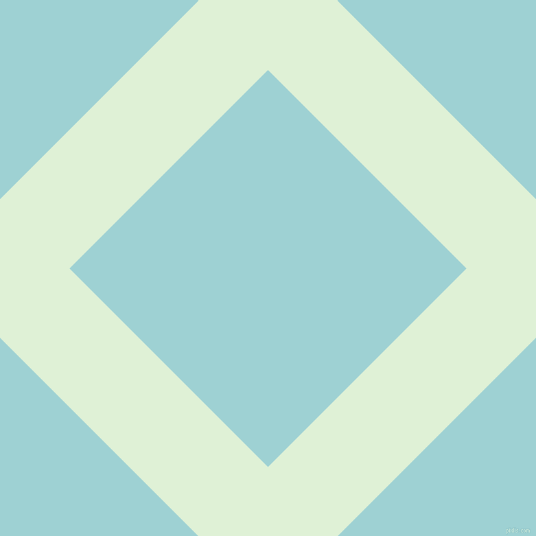 45/135 degree angle diagonal checkered chequered lines, 143 pixel lines width, 409 pixel square size, Hint Of Green and Morning Glory plaid checkered seamless tileable