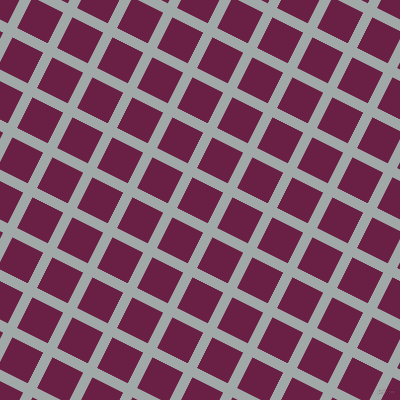 63/153 degree angle diagonal checkered chequered lines, 21 pixel line width, 69 pixel square size, Hit Grey and Pompadour plaid checkered seamless tileable
